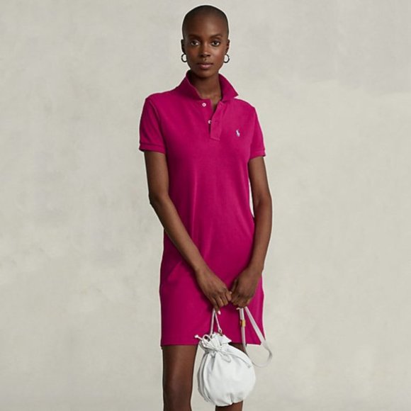 Classic Polo Shirt Short Sleeve Dress 